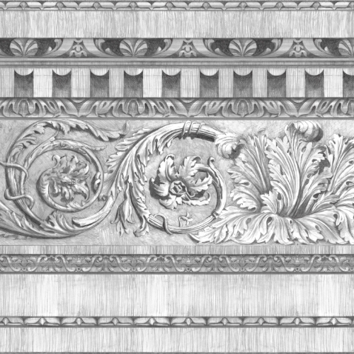 Full size Entablature. Tapestry Drawing Room, Castle Howard.  Drawn by Francis Terry 2023