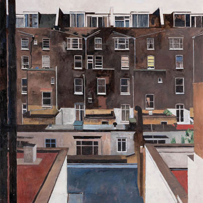 View from a Paddington Window. Painted by Francis Terry, 2001.