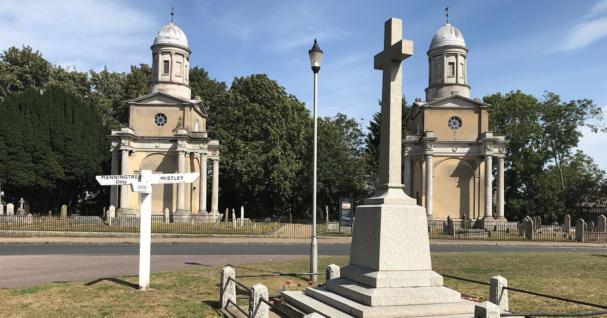The Mistley Towers  - Piazza Navona in Essex