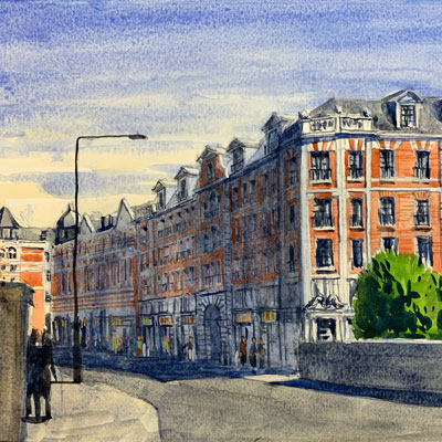 Sketch for West End Lane, West Hampstead