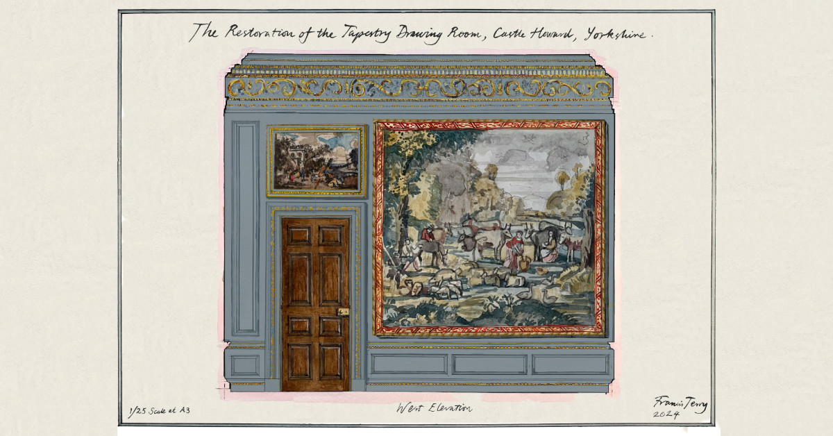 The New Tapestry Drawing Room, Castle Howard is Completed