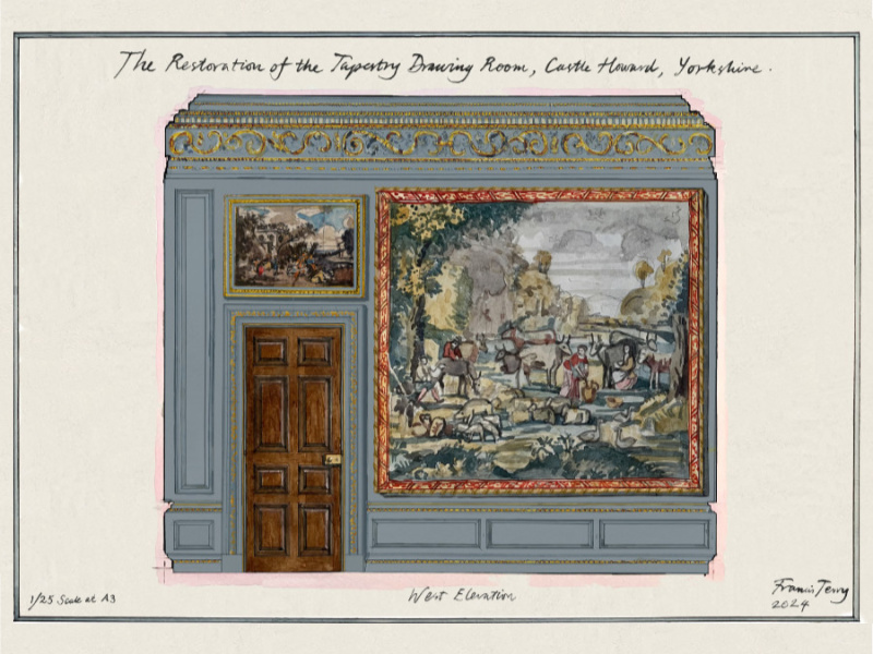 The New Tapestry Drawing Room, Castle Howard is Completed