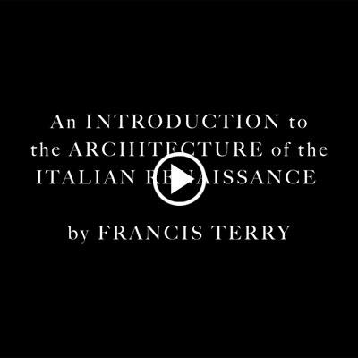 An Introduction to the Architecture of the Italian Renaissance